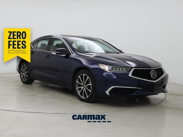 Blue 2018 Acura TLX Sedan Front-Wheel Drive Automatic