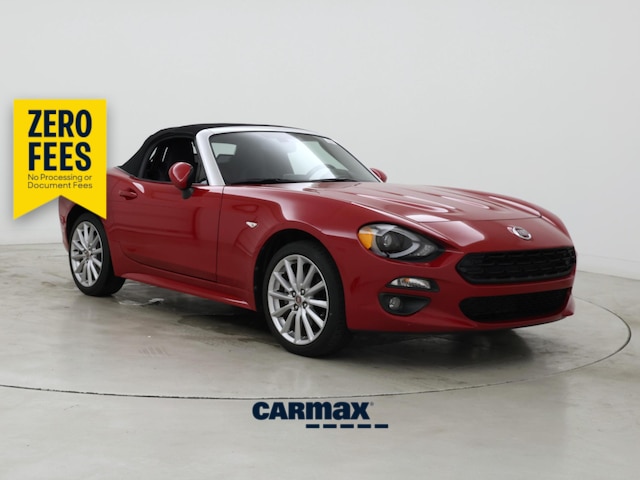 Red 2019 FIAT 124 Spider Lusso Convertible Rear-Wheel Drive Automatic