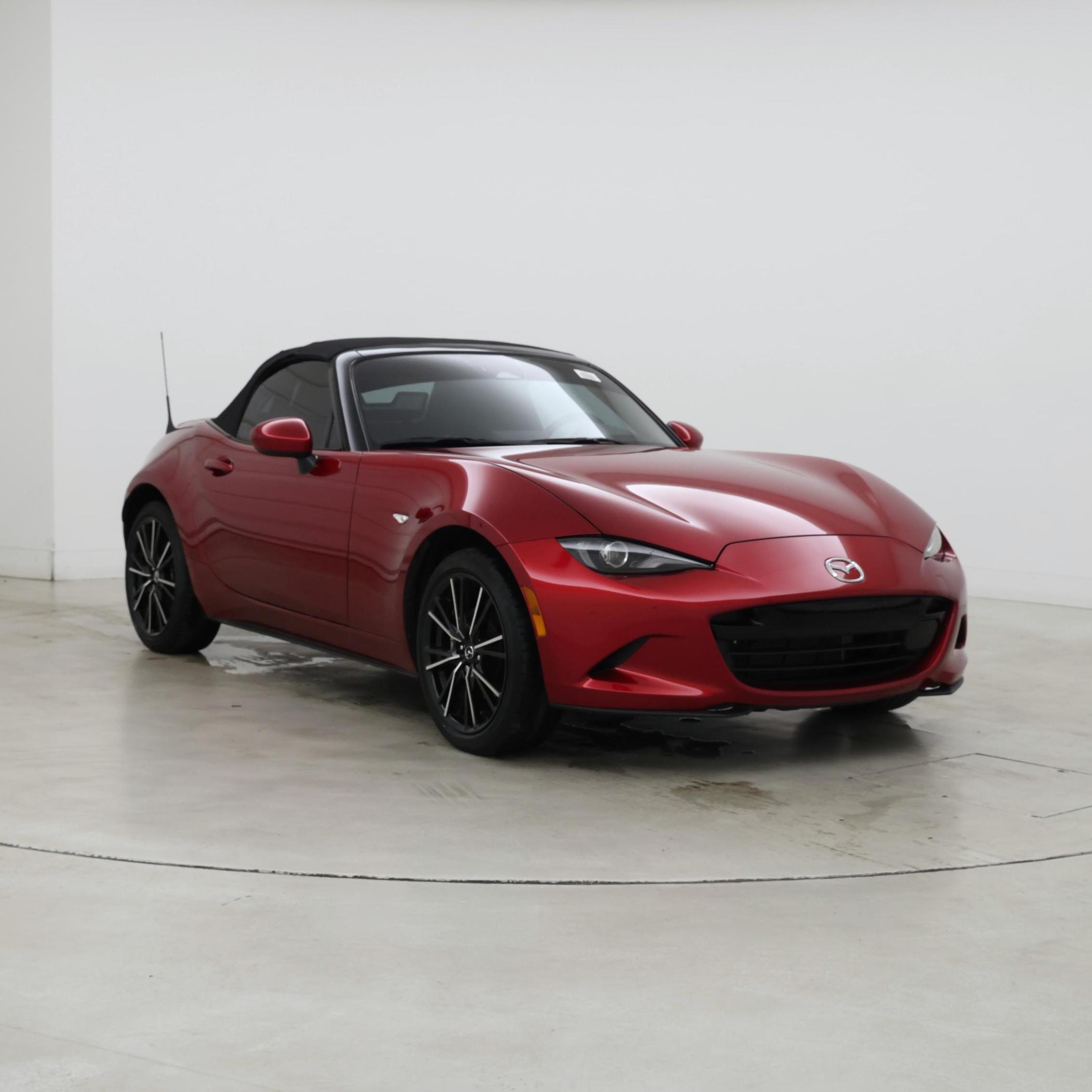 Red 2024 Mazda MX-5 Miata Convertible Rear-Wheel Drive Automatic