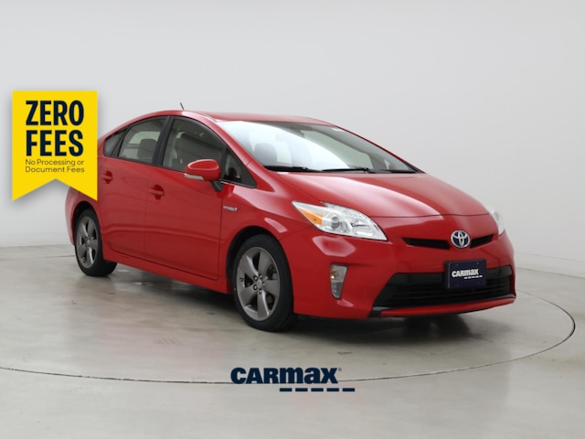 Red 2015 Toyota Prius Hatchback Front-Wheel Drive Automatic