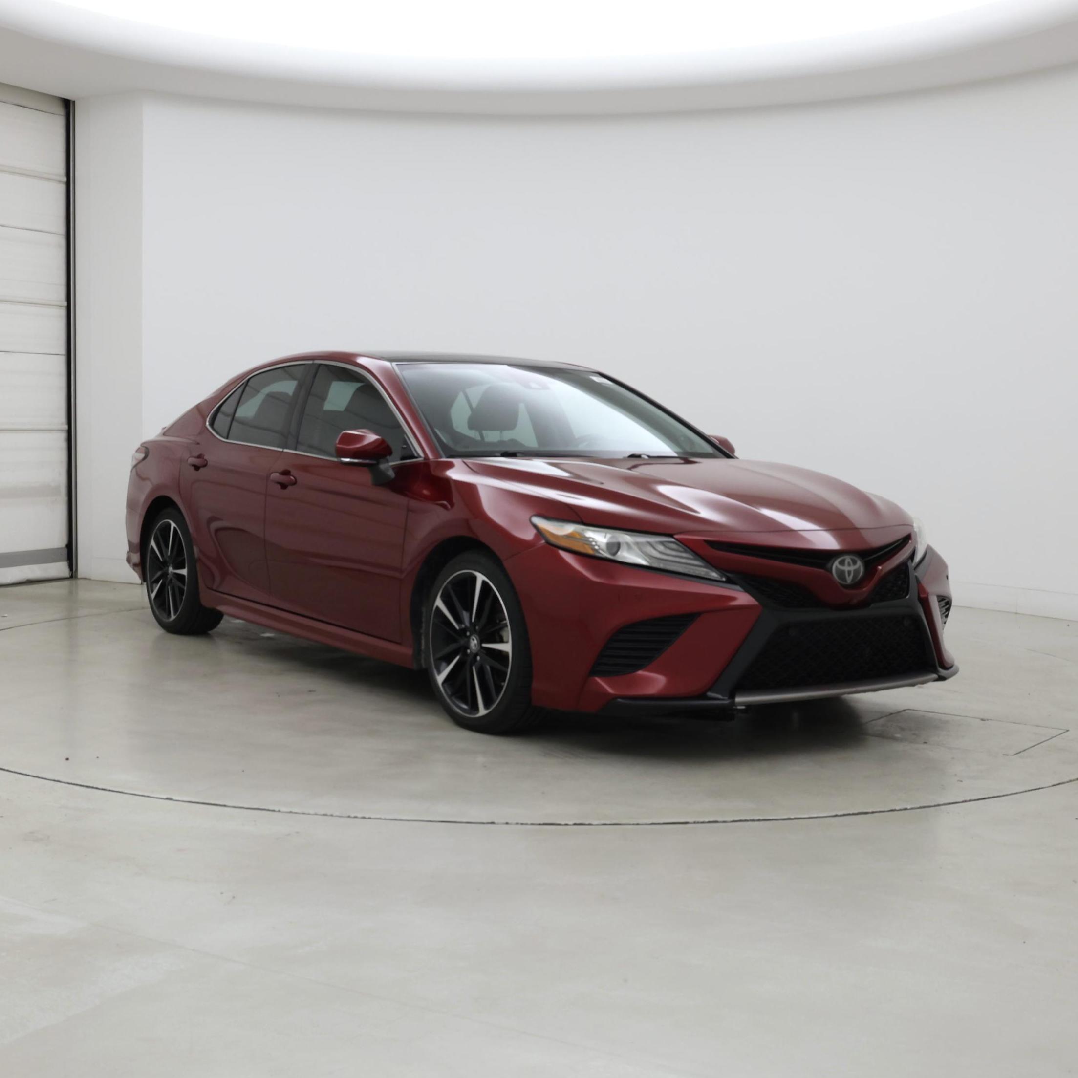 Red (Burgundy) 2018 Toyota Camry Sedan Front-Wheel Drive Automatic