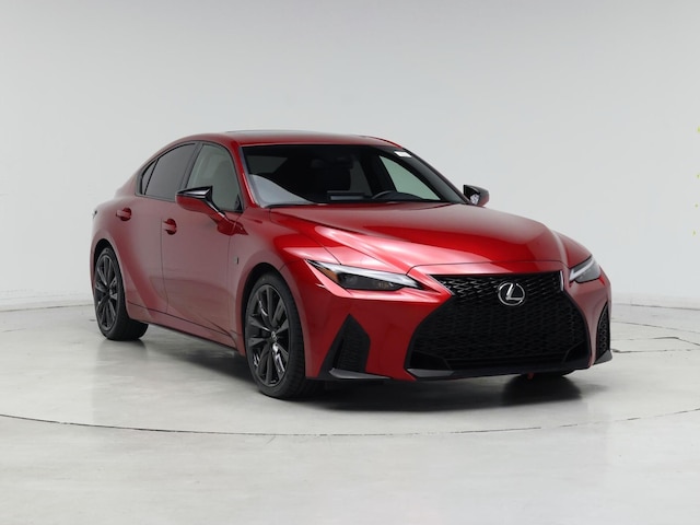 Red 2024 Lexus IS 350 F Sport Design RWD Sedan Rear-Wheel Drive Automatic