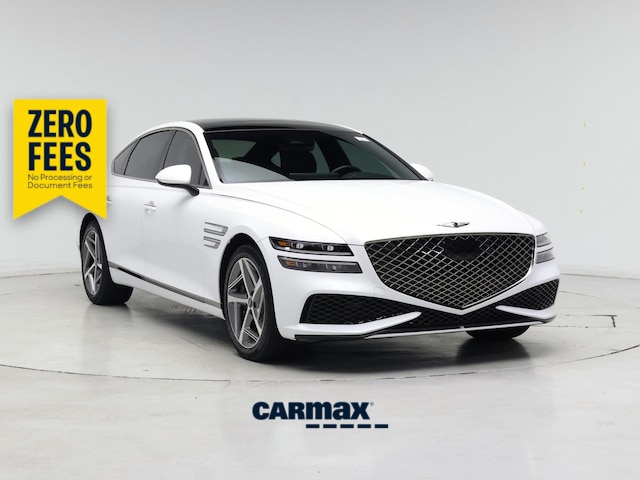 White 2024 Genesis G80 3.5T Sport AWD Sedan All-Wheel Drive Automatic