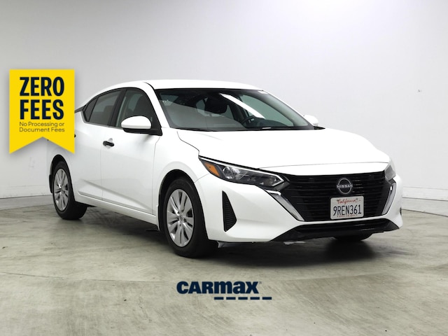 White 2024 Nissan Sentra Sedan Front-Wheel Drive Automatic