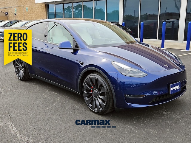 Blue 2023 Tesla Model Y SUV / Crossover All-Wheel Drive Automatic