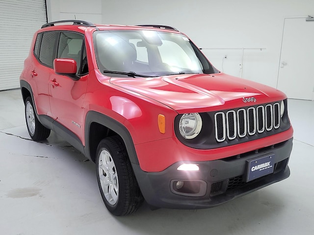 Red 2018 Jeep Renegade Latitude 4WD SUV / Crossover Four-Wheel Drive Automatic