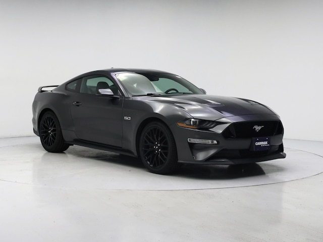 Gray 2020 Ford Mustang GT Premium Coupe RWD Coupe Rear-Wheel Drive Manual