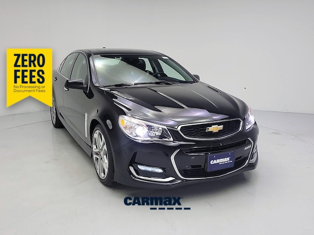 Black 2017 Chevrolet SS RWD Sedan Rear-Wheel Drive Automatic
