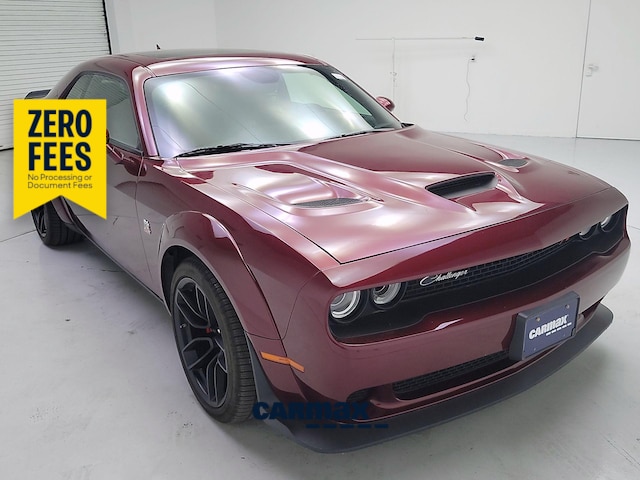 Red (Burgundy) 2019 Dodge Challenger R/T Scat Pack RWD Coupe Rear-Wheel Drive Automatic