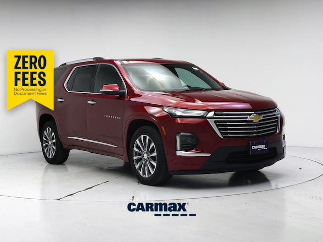 Red (Burgundy) 2023 Chevrolet Traverse Premier AWD SUV / Crossover Four-Wheel Drive Automatic