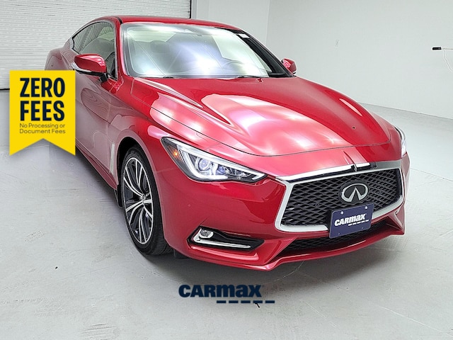 Red 2022 INFINITI Q60 3.0T Luxe AWD Coupe All-Wheel Drive Automatic