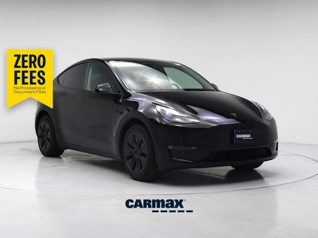 Black 2025 Tesla Model Y SUV / Crossover All-Wheel Drive Automatic