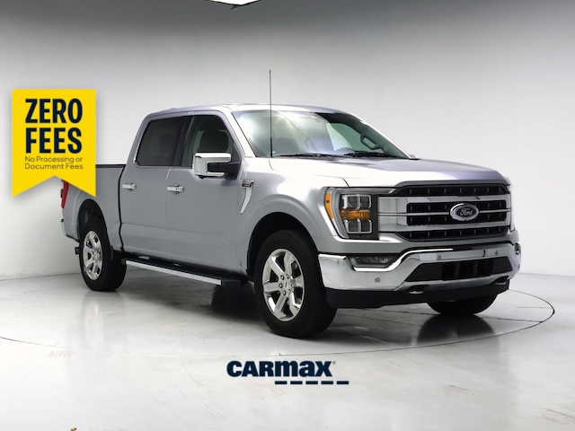 Silver 2021 Ford F-150 Pickup Truck Four-Wheel Drive Automatic