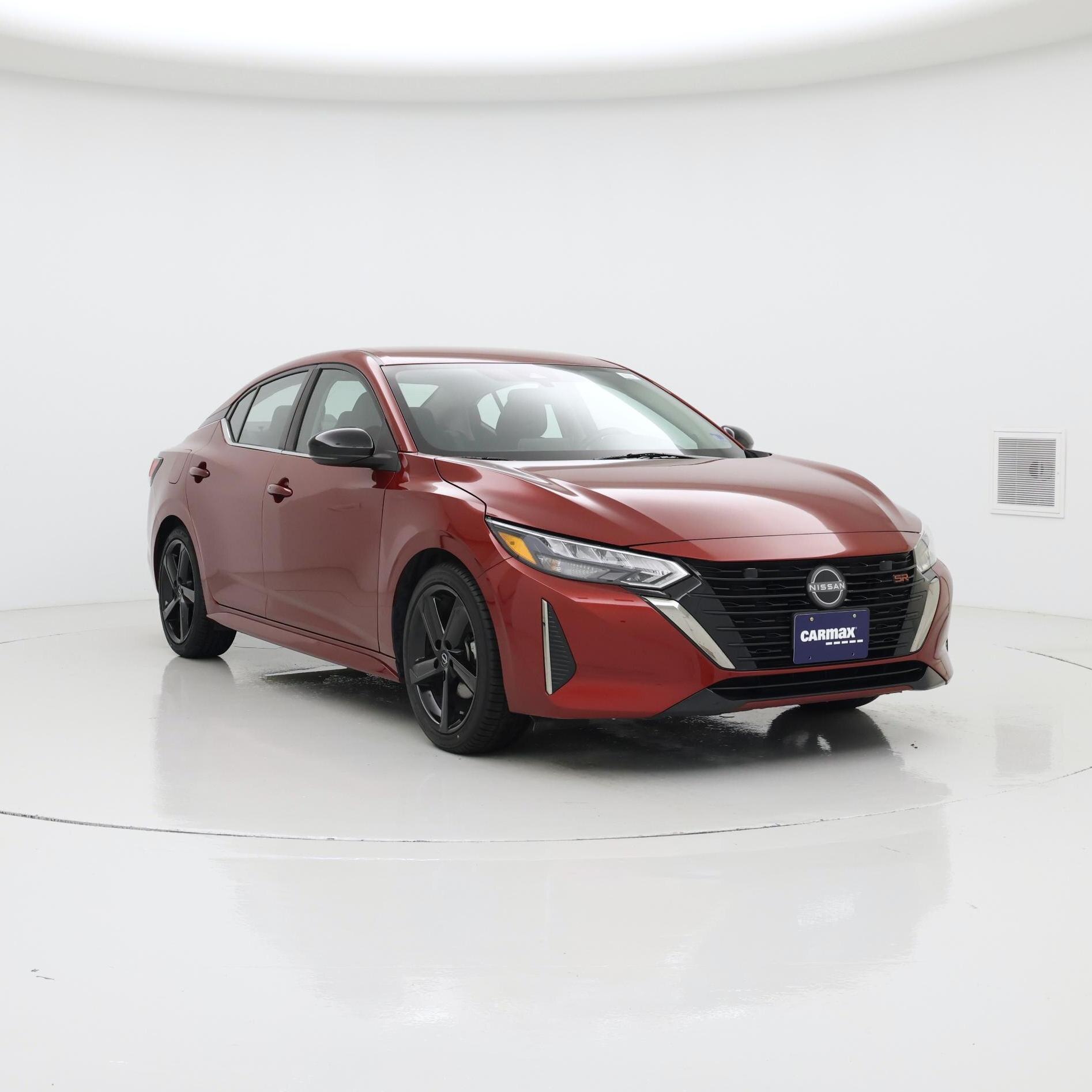 Red 2024 Nissan Sentra Sedan Front-Wheel Drive Automatic