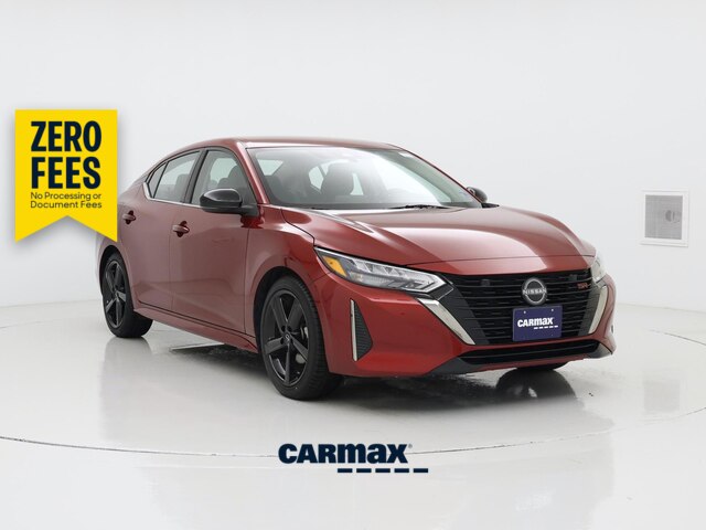 Red 2024 Nissan Sentra Sedan Front-Wheel Drive Automatic