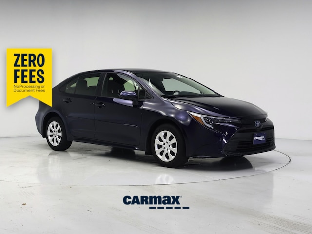 Blue 2025 Toyota Corolla Hybrid LE FWD Sedan Front-Wheel Drive Automatic