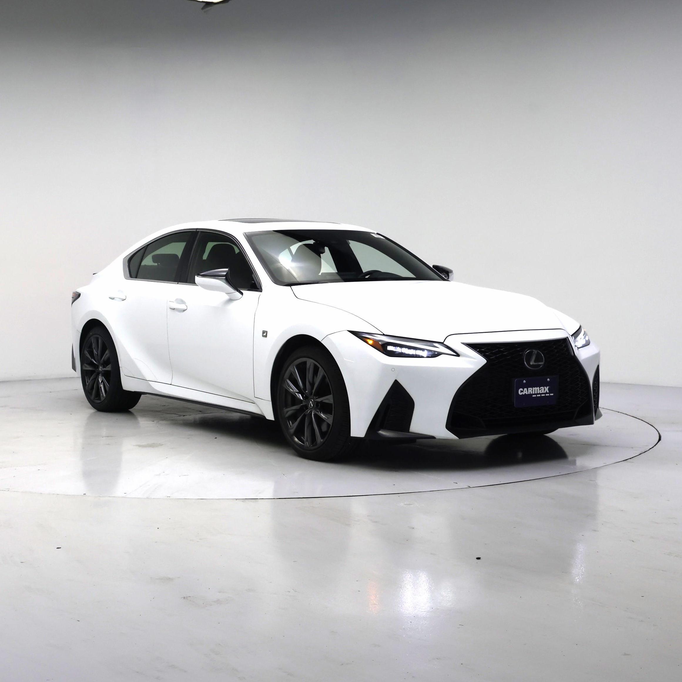 White 2023 Lexus IS 350 F Sport AWD Sedan All-Wheel Drive Automatic