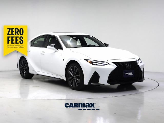 White 2023 Lexus IS 350 F Sport AWD Sedan All-Wheel Drive Automatic