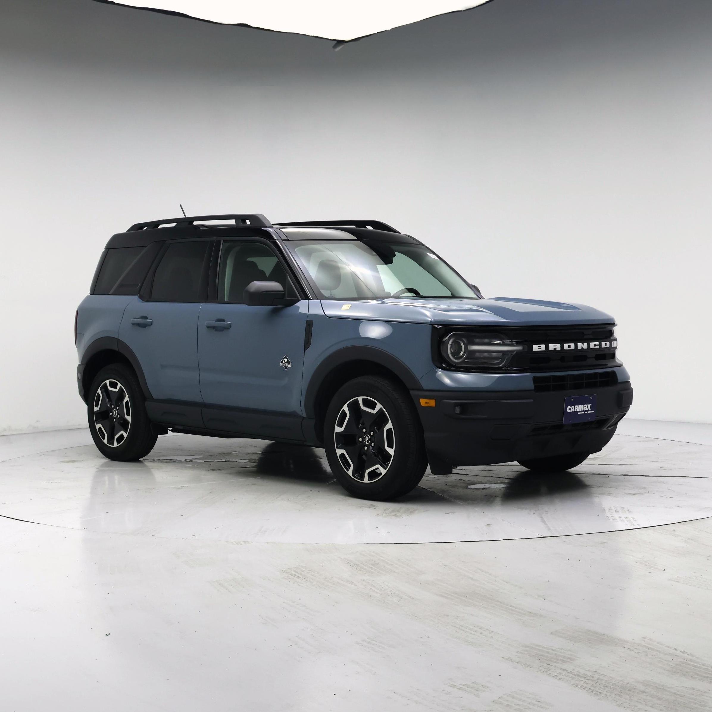 Blue 2023 Ford Bronco Sport Outer Banks AWD SUV / Crossover All-Wheel Drive Automatic