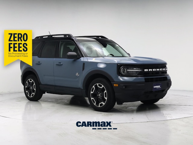 Blue 2023 Ford Bronco Sport Outer Banks AWD SUV / Crossover All-Wheel Drive Automatic