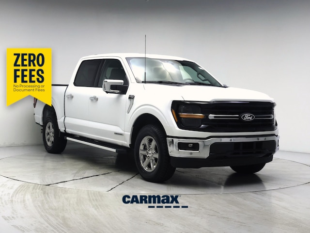White 2024 Ford F-150 Pickup Truck Four-Wheel Drive Automatic