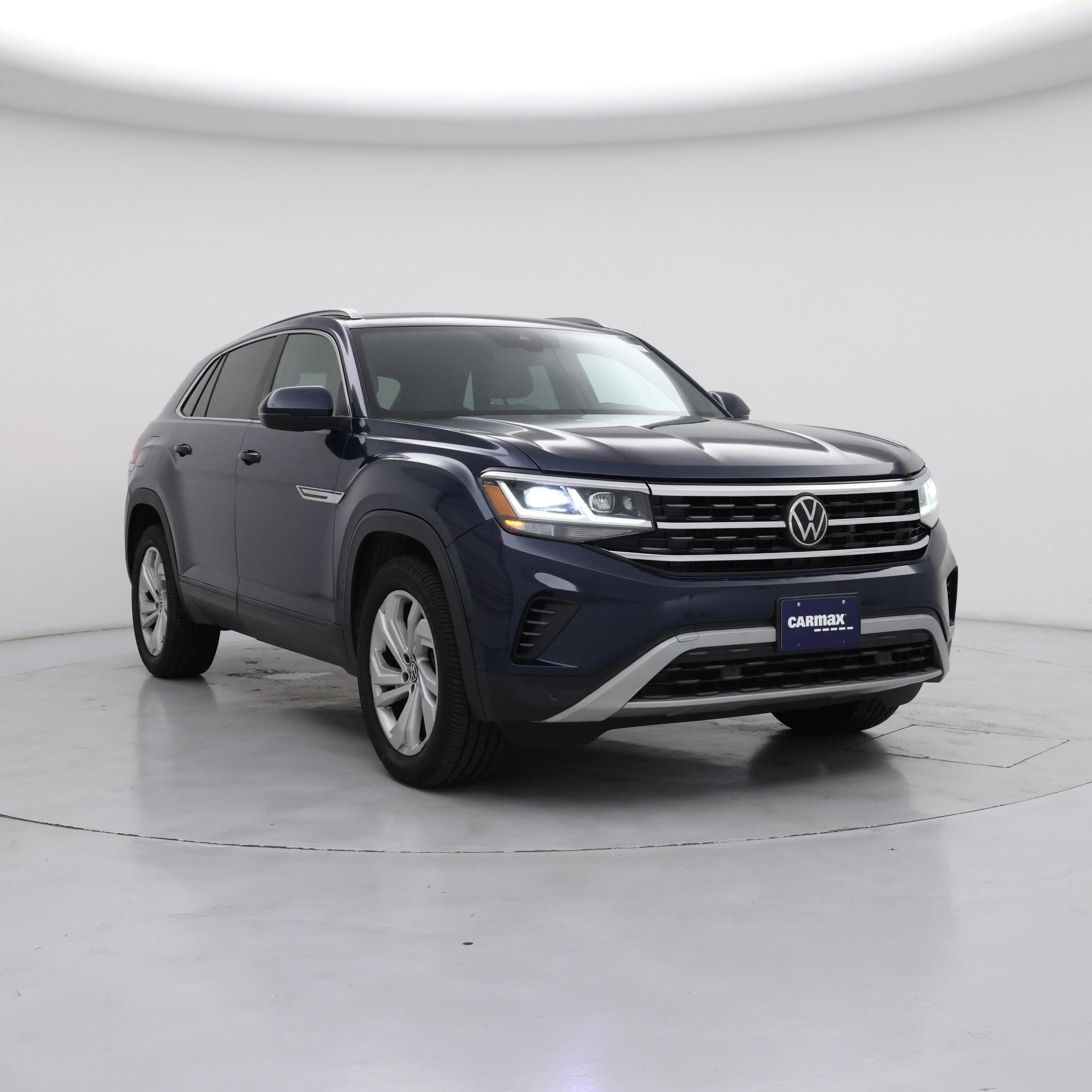 Blue 2020 Volkswagen Atlas Cross Sport SUV / Crossover All-Wheel Drive Automatic