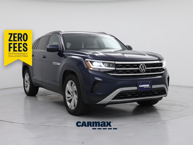 Blue 2020 Volkswagen Atlas Cross Sport SUV / Crossover All-Wheel Drive Automatic