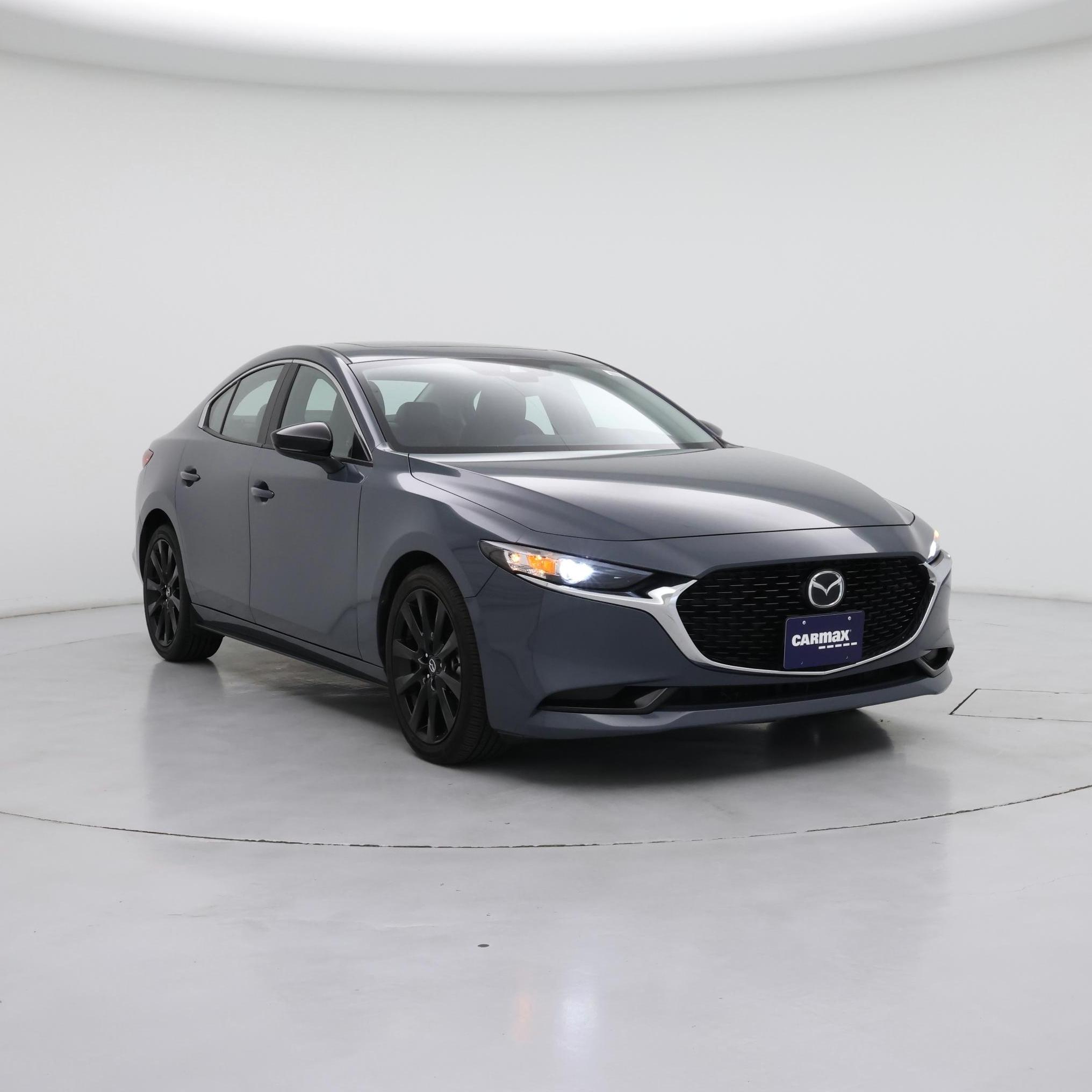 Gray 2023 Mazda MAZDA3 2.5 S Carbon Edition Sedan FWD Sedan Front-Wheel Drive Automatic