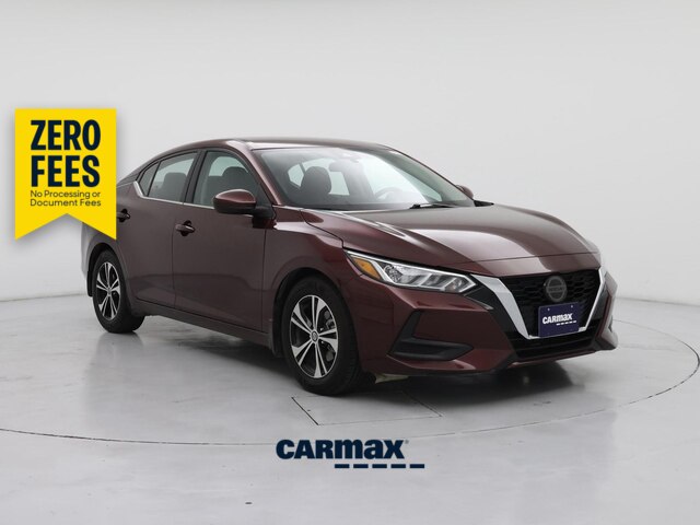 Red 2023 Nissan Sentra SV FWD Sedan Front-Wheel Drive Automatic