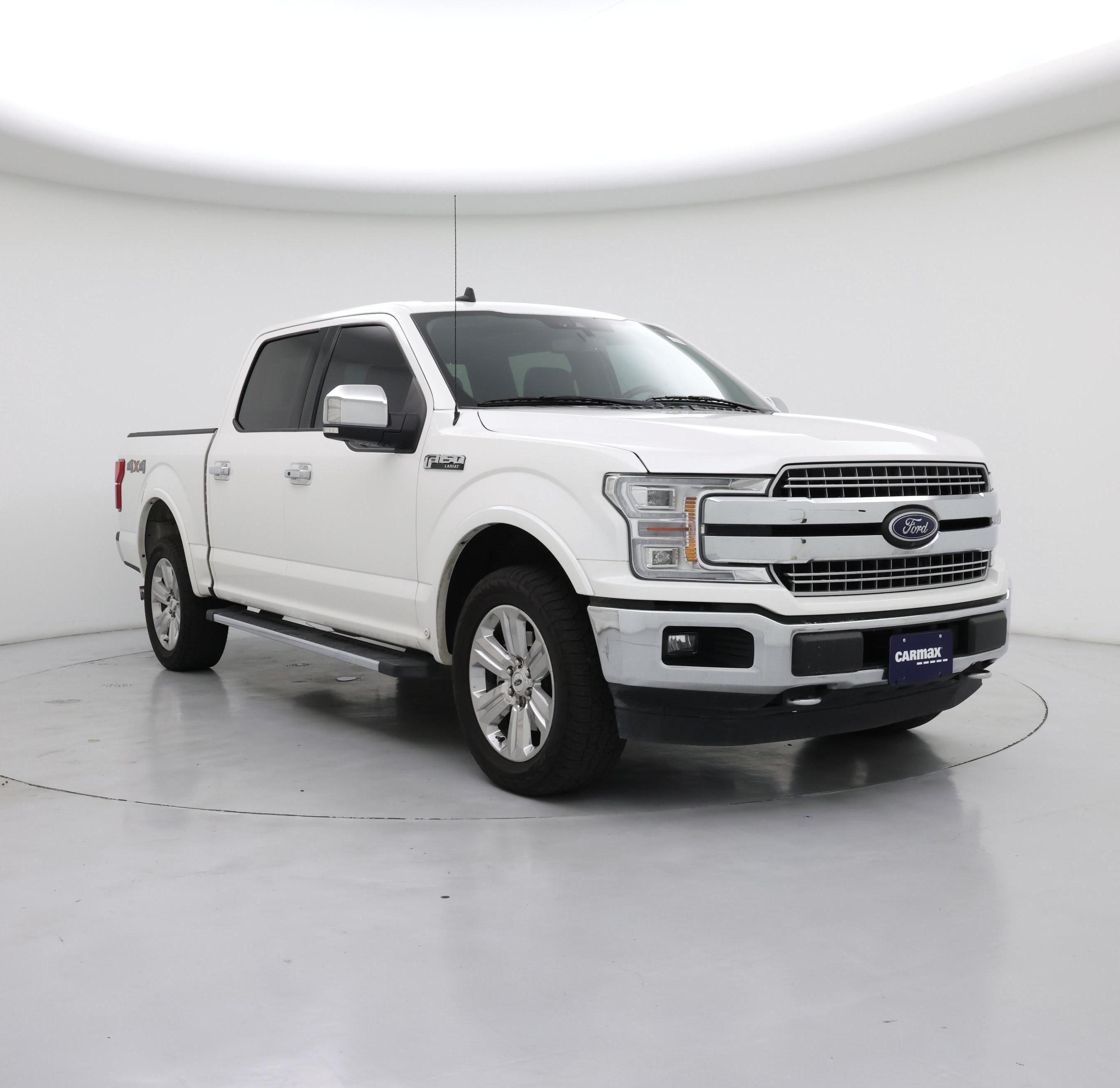 White 2020 Ford F-150 Pickup Truck Four-Wheel Drive Automatic