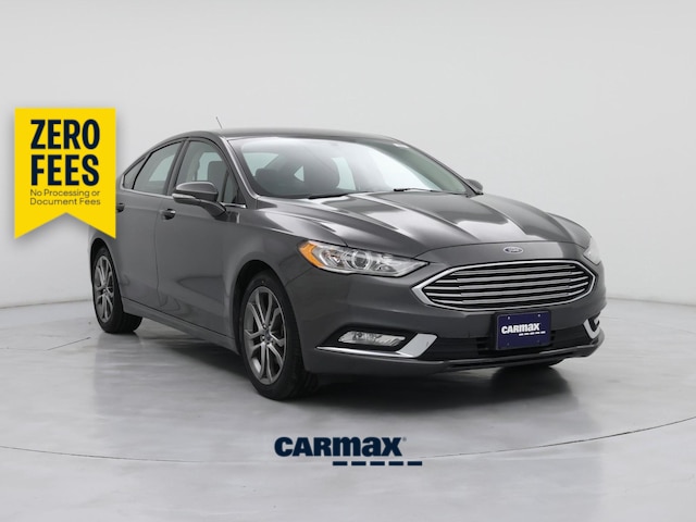 Gray 2017 Ford Fusion Sedan Front-Wheel Drive Automatic