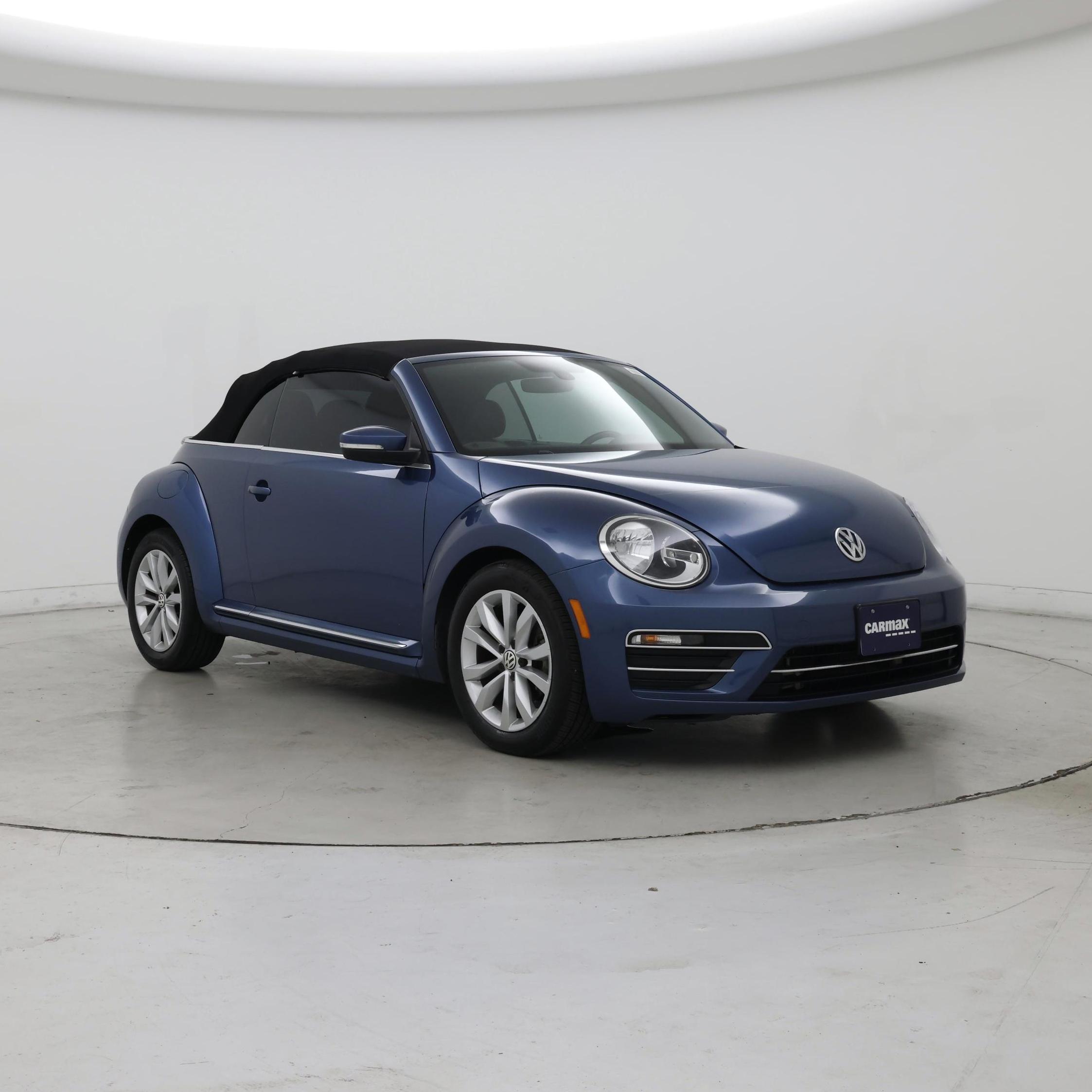 Blue 2017 Volkswagen Beetle Classic Convertible Convertible Front-Wheel Drive Automatic