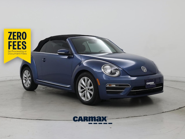 Blue 2017 Volkswagen Beetle Classic Convertible Convertible Front-Wheel Drive Automatic
