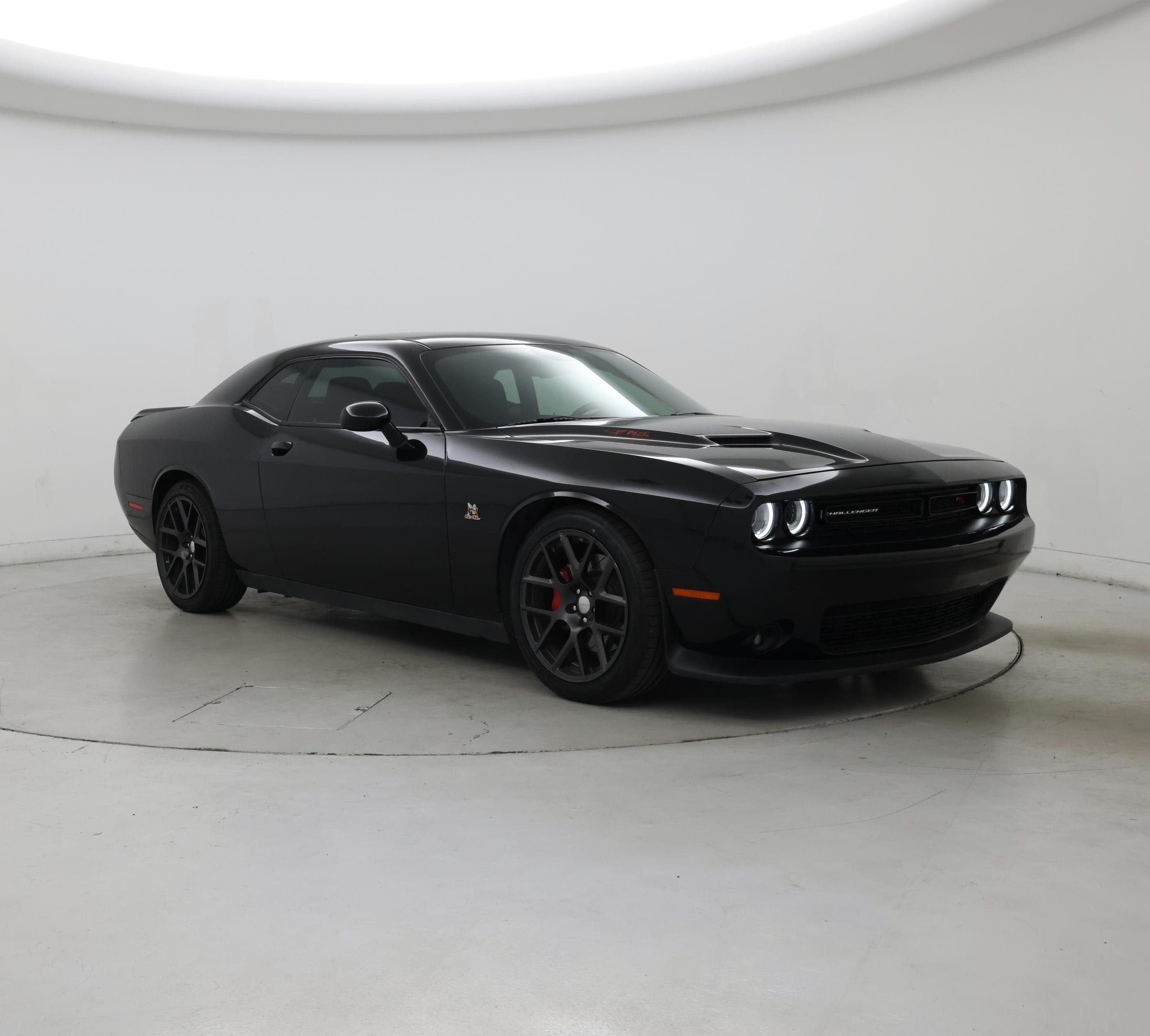 Black 2016 Dodge Challenger Coupe Rear-Wheel Drive Automatic