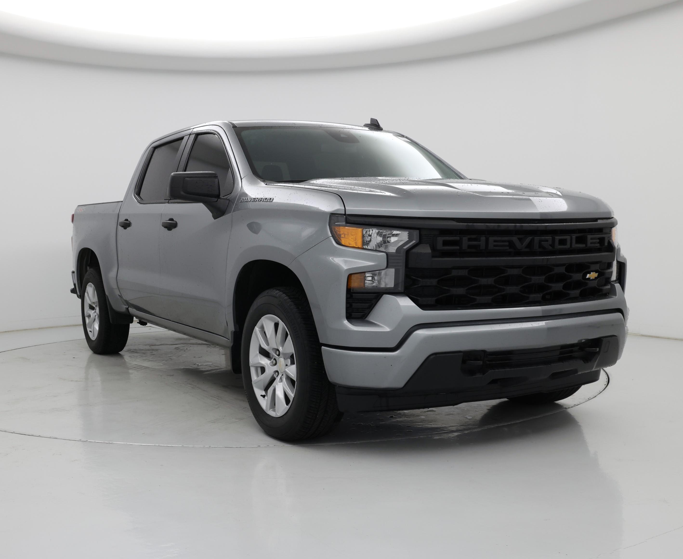 Gray 2024 Chevrolet Silverado 1500 Pickup Truck Four-Wheel Drive Automatic