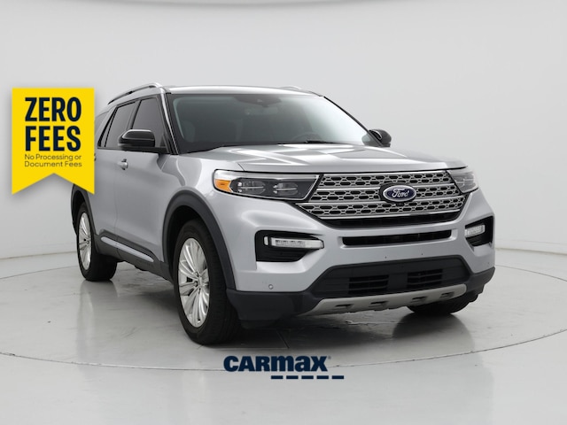 Silver 2021 Ford Explorer Hybrid SUV / Crossover All-Wheel Drive Automatic