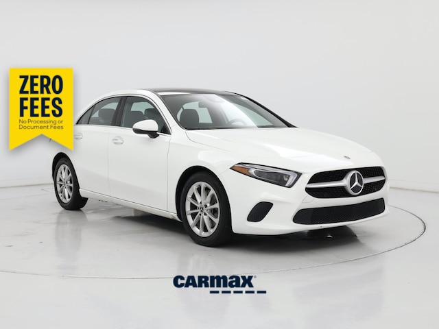 White 2022 Mercedes-Benz A-Class Sedan Front-Wheel Drive Automatic