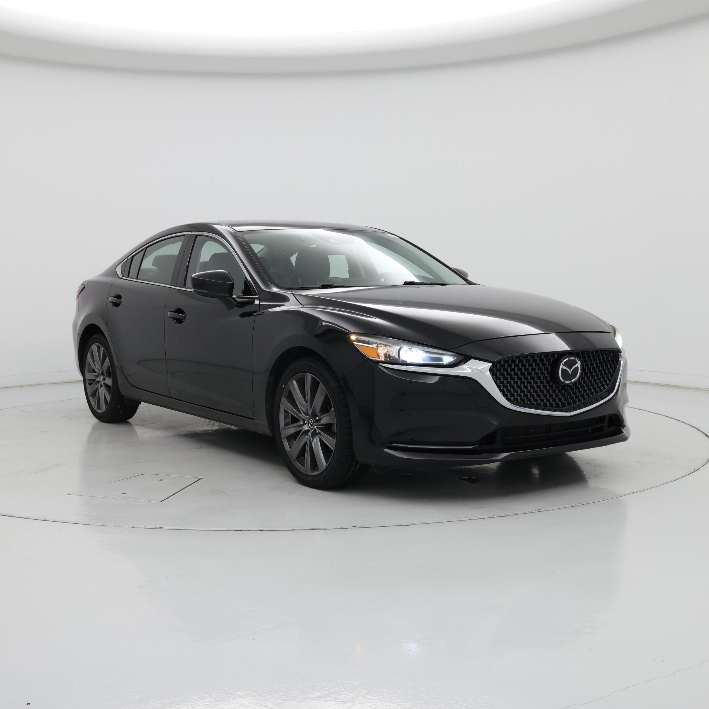 Black 2021 Mazda MAZDA6 Sedan Front-Wheel Drive Automatic