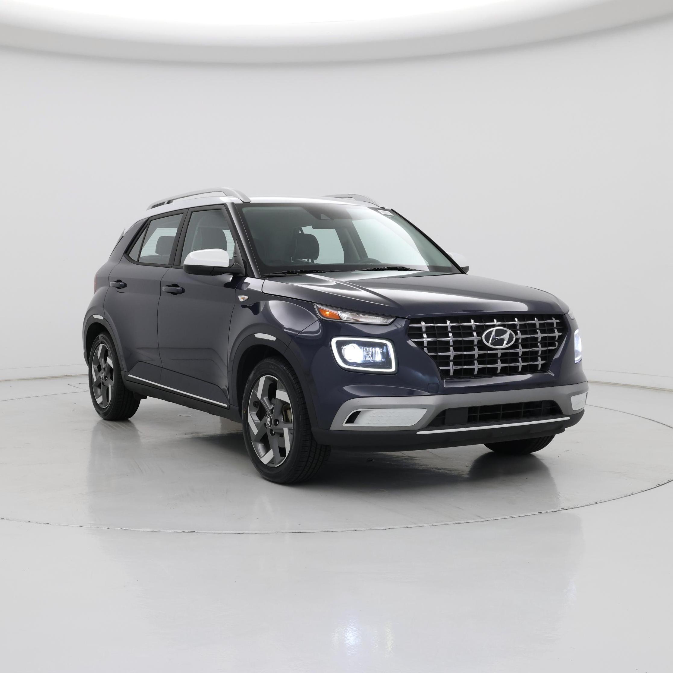 Blue 2022 Hyundai Venue SUV / Crossover Front-Wheel Drive Automatic