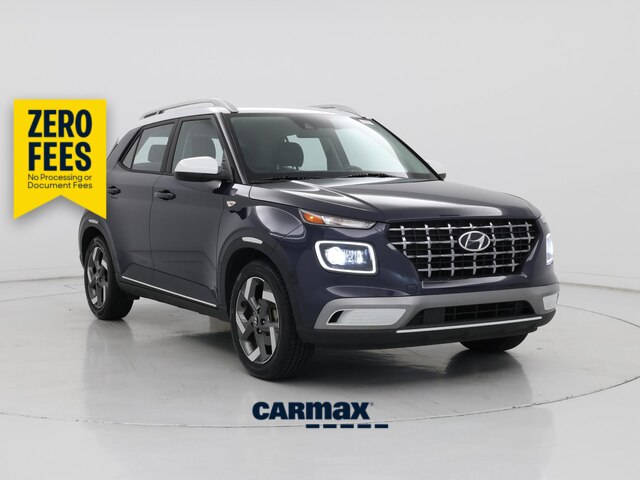 Blue 2022 Hyundai Venue SUV / Crossover Front-Wheel Drive Automatic