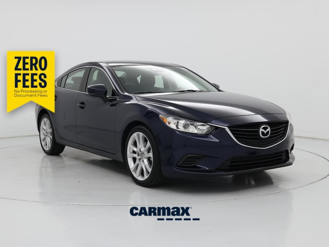 Blue 2017 Mazda MAZDA6 Sedan Front-Wheel Drive Automatic