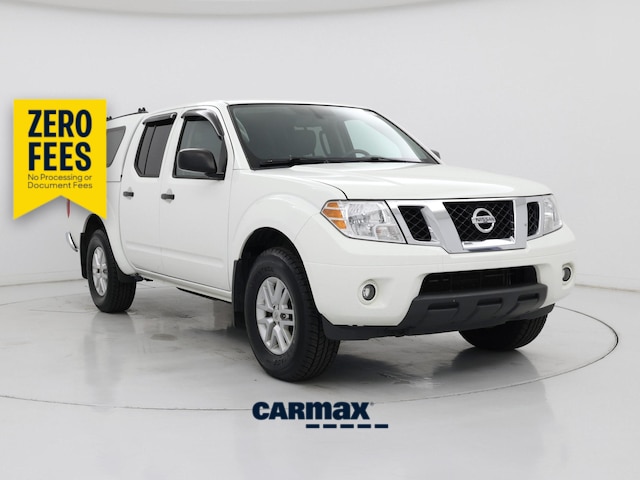 White 2019 Nissan Frontier Pickup Truck Four-Wheel Drive Automatic
