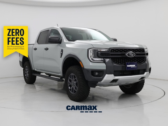 Gray 2024 Ford Ranger Pickup Truck Four-Wheel Drive Automatic