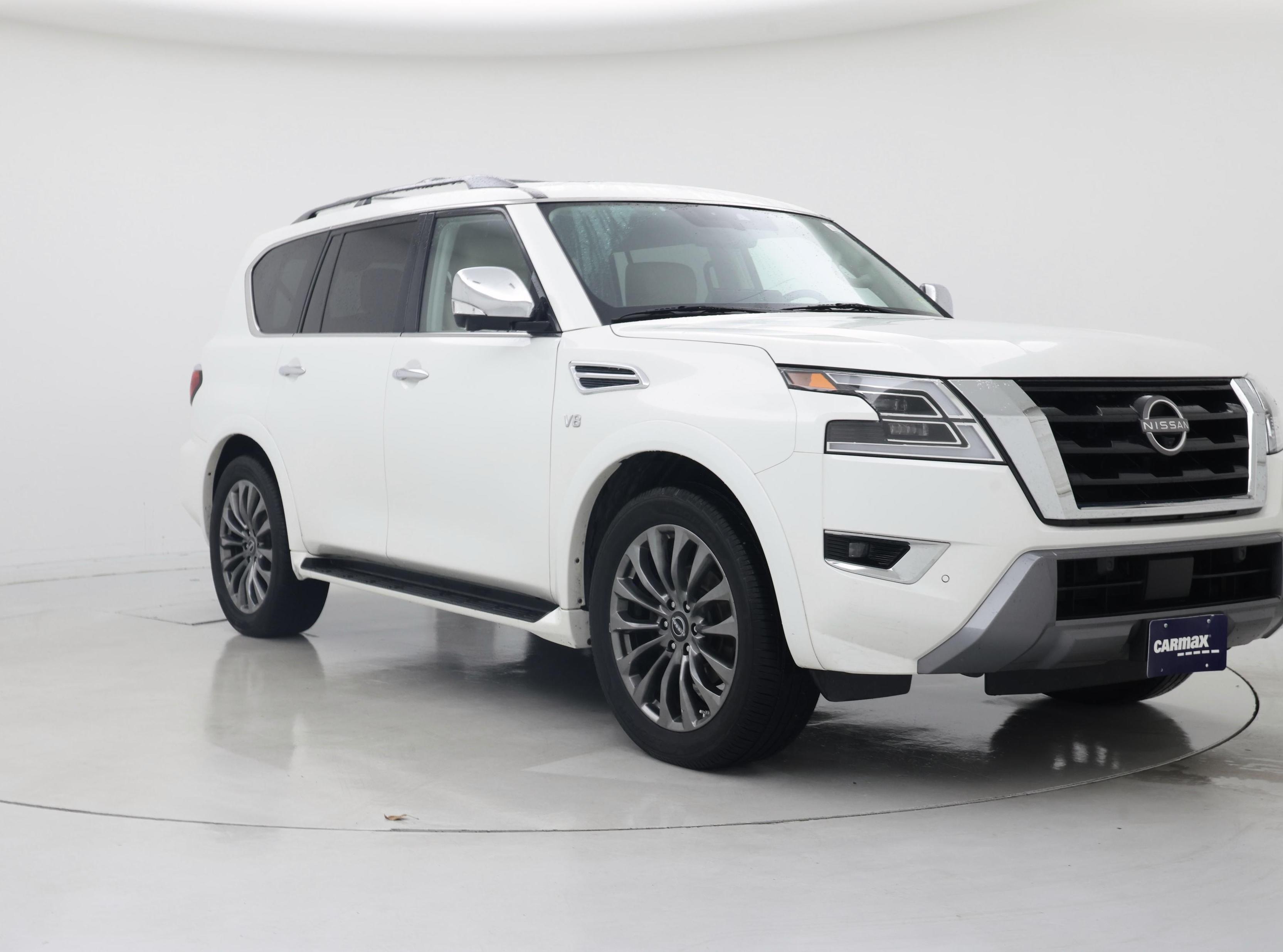 White 2021 Nissan Armada SUV / Crossover Four-Wheel Drive Automatic