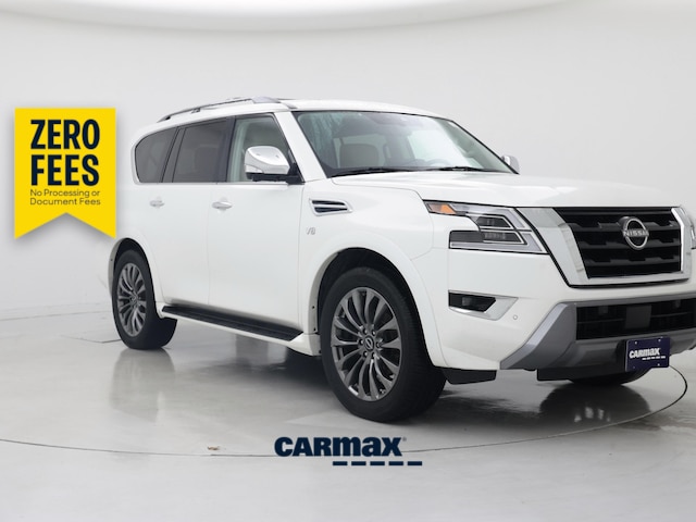 White 2021 Nissan Armada SUV / Crossover Four-Wheel Drive Automatic