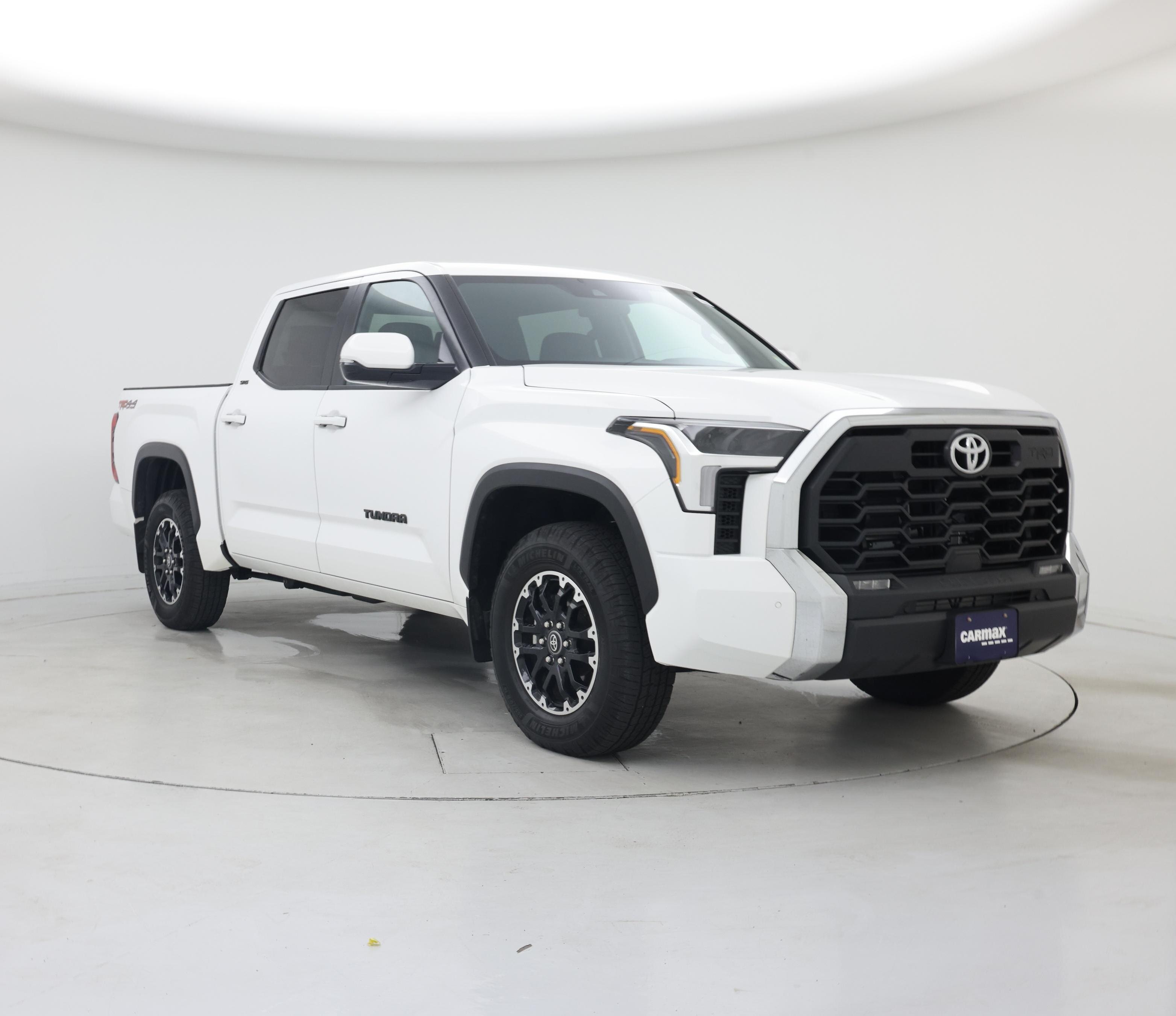 White 2025 Toyota Tundra Pickup Truck Four-Wheel Drive Automatic