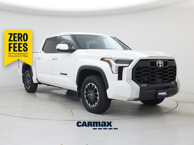 White 2025 Toyota Tundra Pickup Truck Four-Wheel Drive Automatic