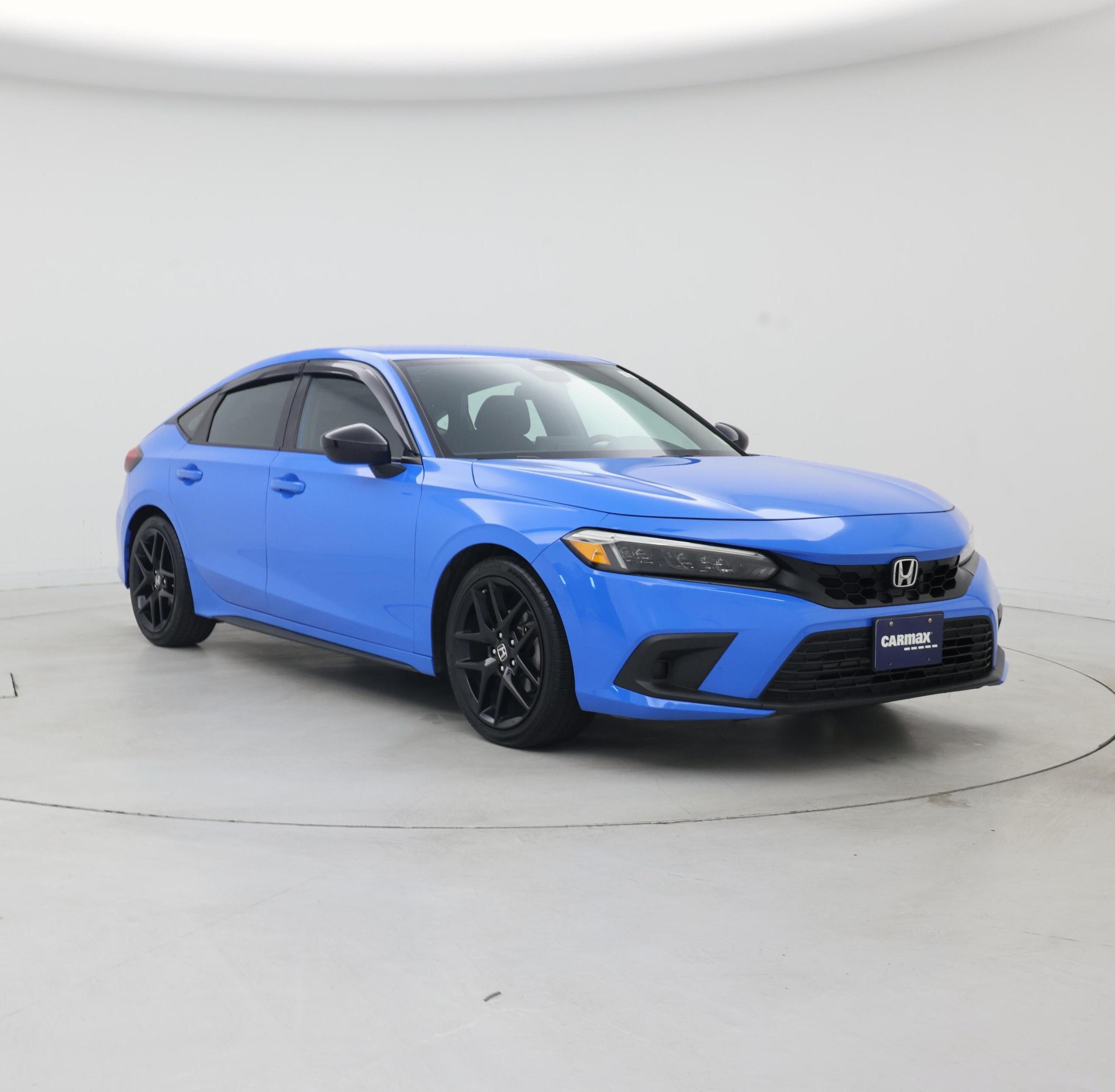 Blue 2024 Honda Civic Hatchback Hatchback Front-Wheel Drive Automatic