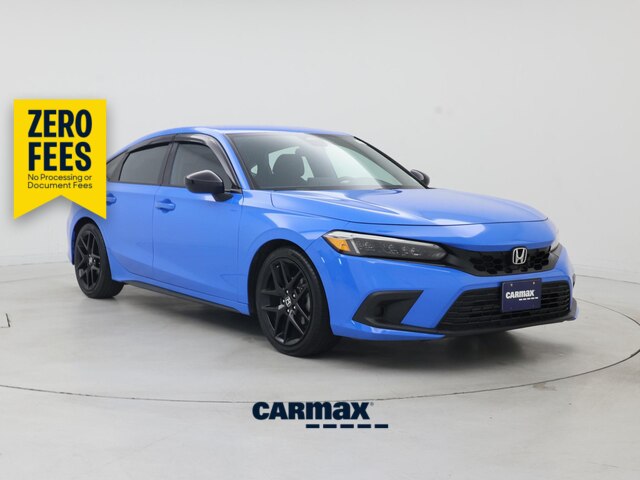 Blue 2024 Honda Civic Hatchback Hatchback Front-Wheel Drive Automatic
