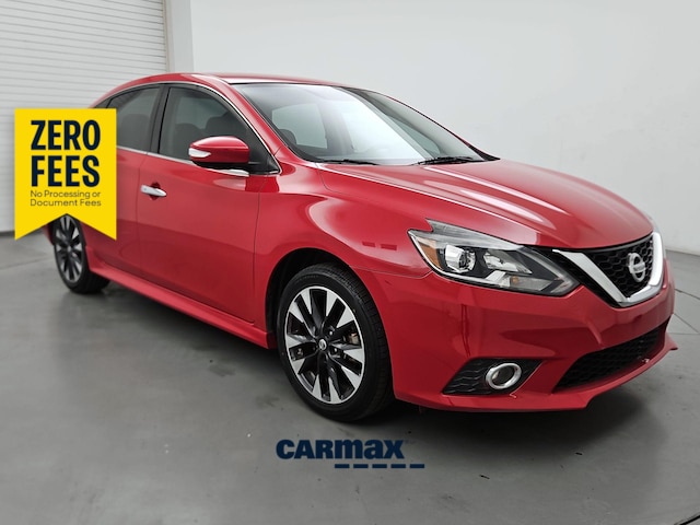 Red 2017 Nissan Sentra SR Sedan Front-Wheel Drive Automatic